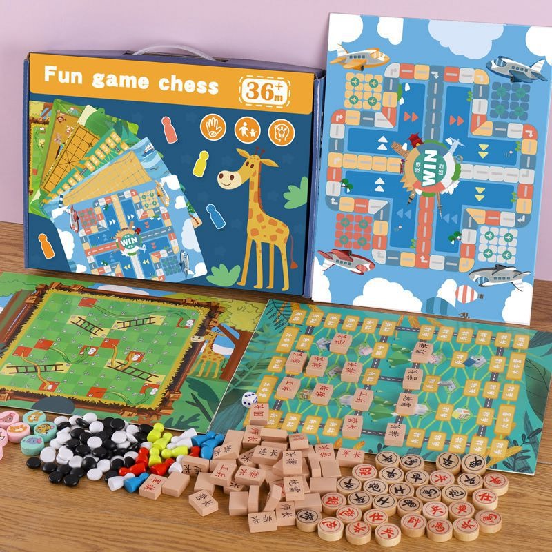 6-in-1 Board Game Educational